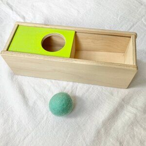 Lovevery Wooden Sliding Ball Drop 11-12 Months Montessori Baby Toy